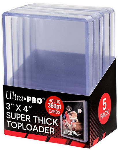 Ultra Pro - Confezione da 5 Toploader 360pt Cards