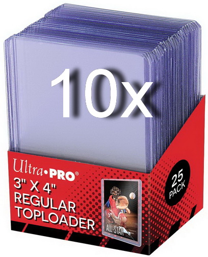 Ultra Pro - 10x Confezione da 25 Toploader