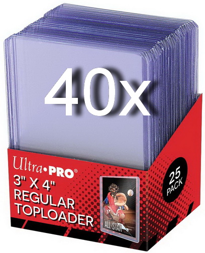 Ultra Pro - 40x Confezione da 25 Toploader