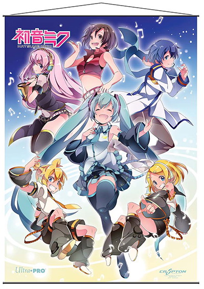 Wall Scroll Hatsune Miku - Group