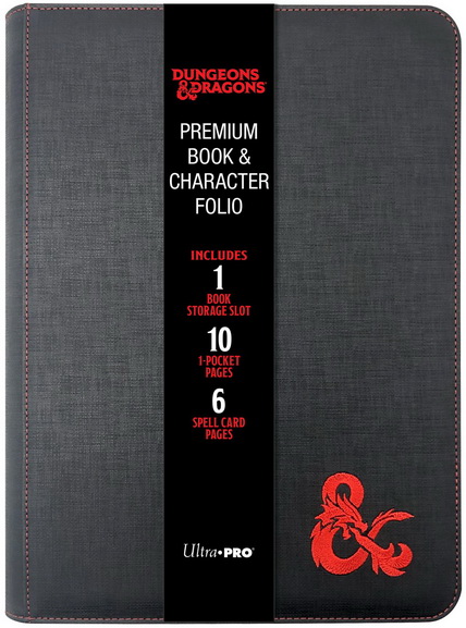 Ultra-PRO D&D - Premium Zippered Book & Character Folio