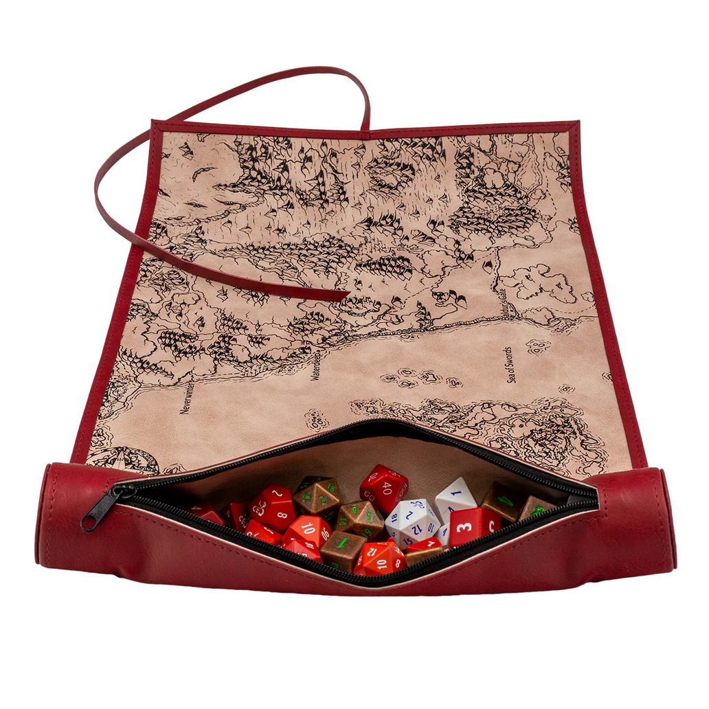 D&D - Sword Coast Dice Scroll Map