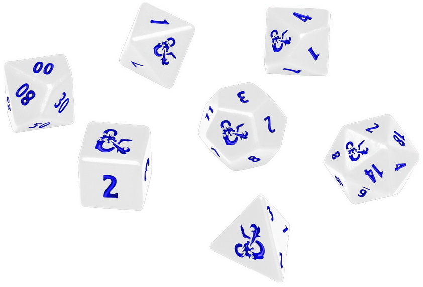 Dungeons & Dragons - Heavy Metal Icewind Dale RPG 7 Dice Set