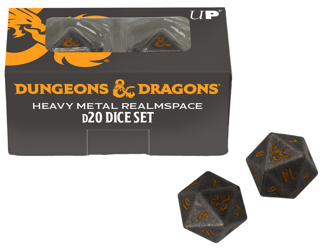 Dungeons & Dragons - Heavy Metal Realmspace D20 Dice Set
