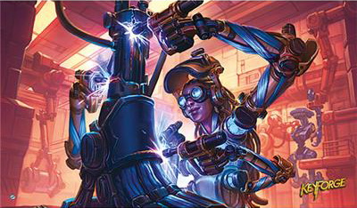 [39] KeyForge - Playmat In Laboratorio