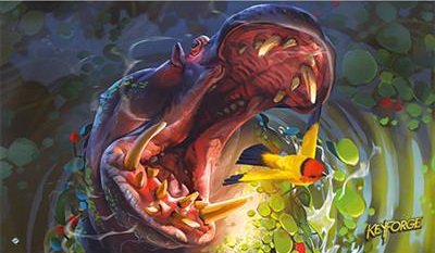 [43] KeyForge - Playmat Ipnopotamo