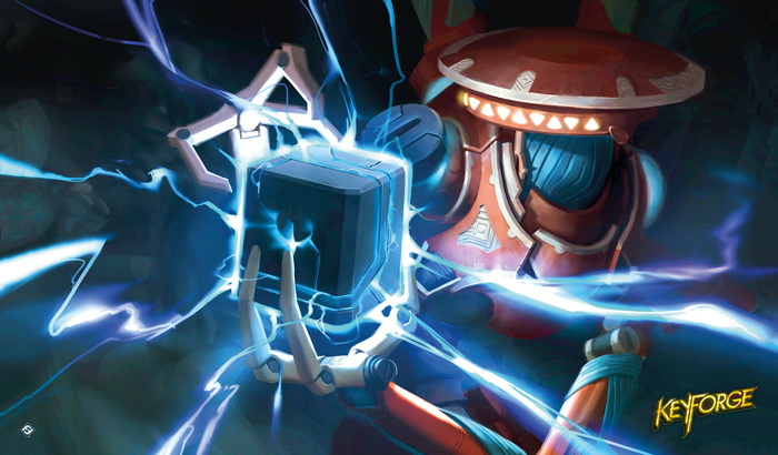 [32] KeyForge - Playmat Scarica Positronica