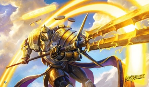 [34] KeyForge - Playmat Cavaliere Razziatore