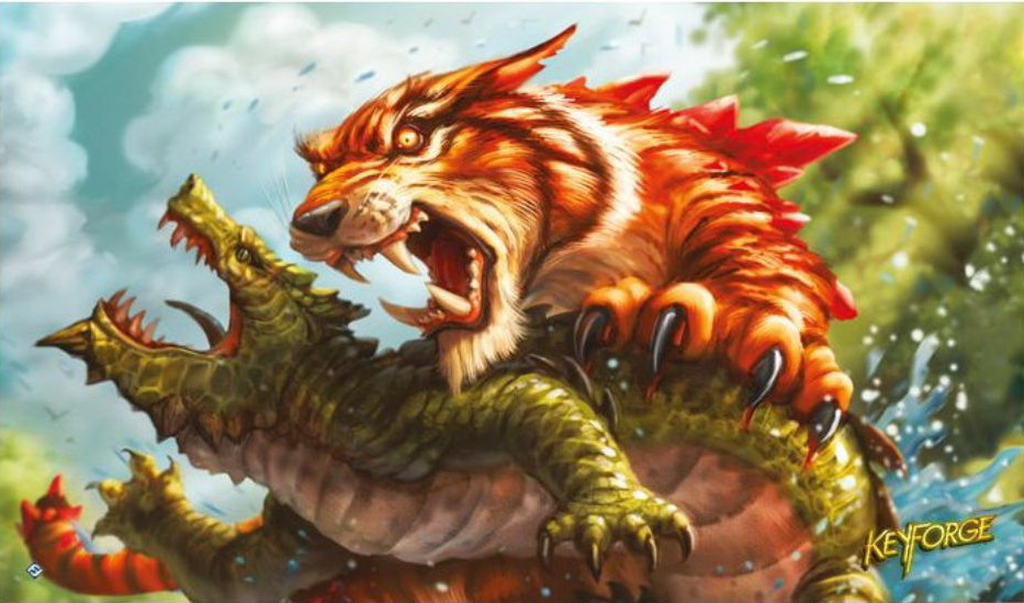 [36] KeyForge - Playmat Tigre Possente