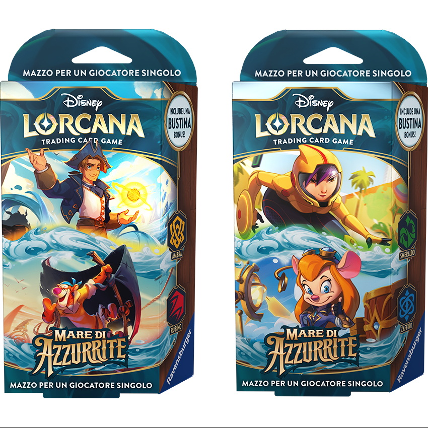 Mare di Azzurrite ITA - Set 2 Starter Deck: Ambra/Rubino + Smeraldo/Zaffiro