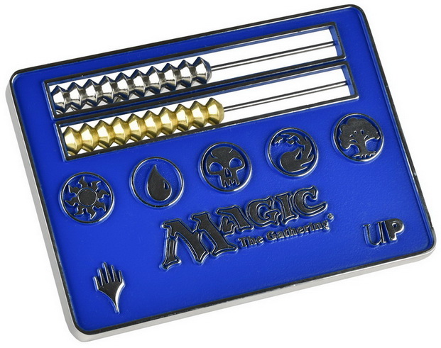 MtG - Cards Size Abacus Life Counter: Mana Blue