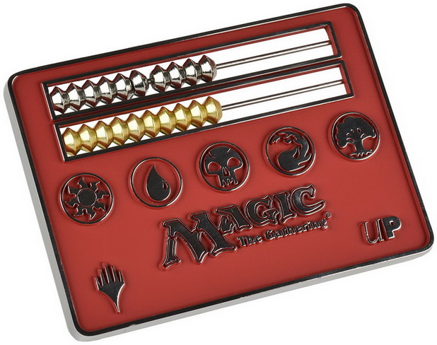 MtG - Cards Size Abacus Life Counter: Mana Red