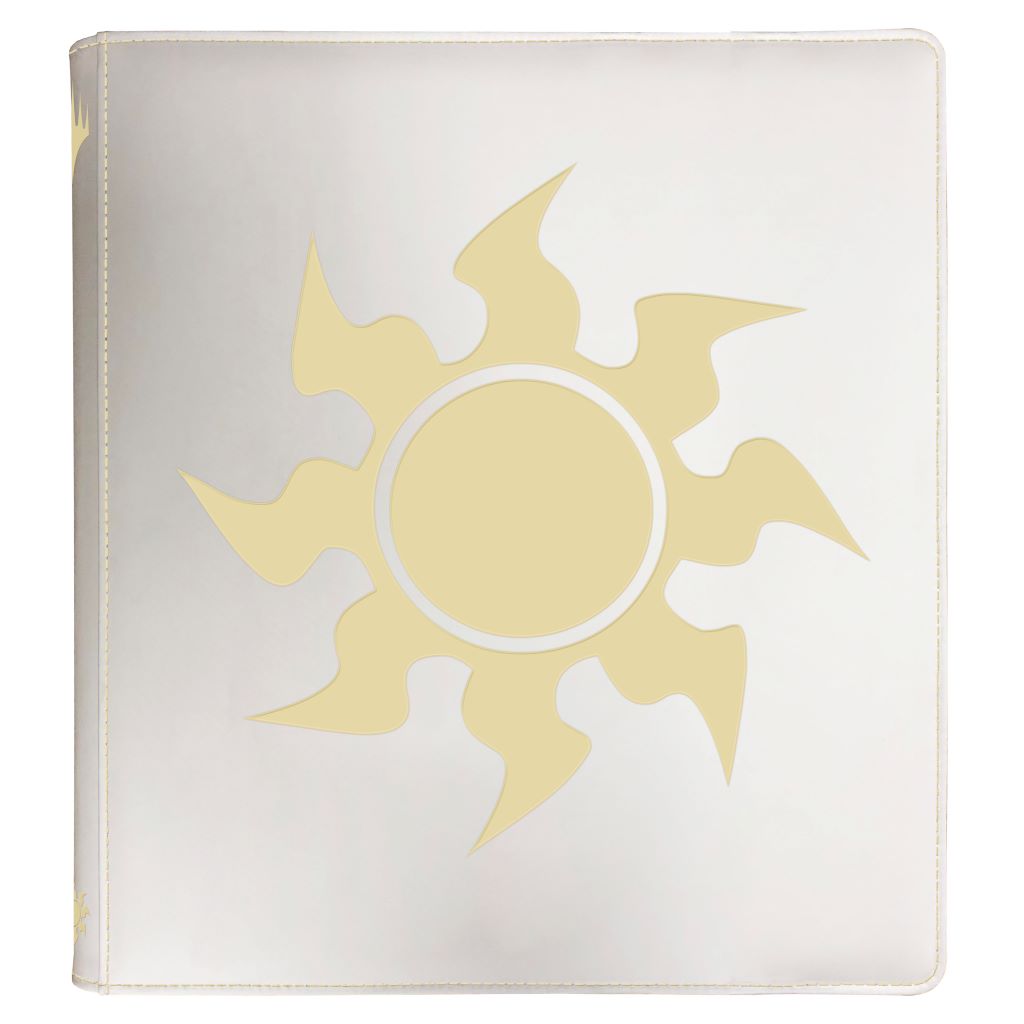 [Z-04] MtG PRO-Binder 12 Pocket Zippered Mana 8 Plains