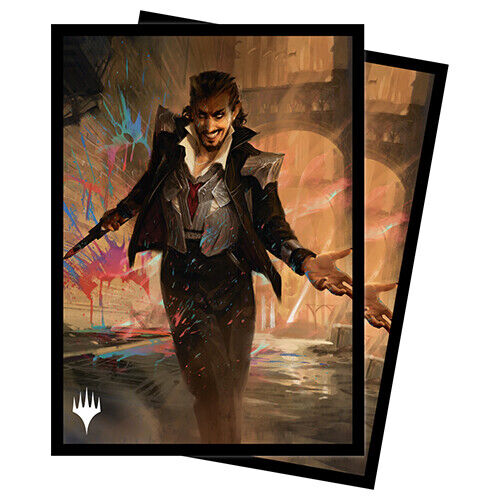 [153] MtG Sleeves SNC-B Confezione 100 Sleeves Anhelo, the Painter