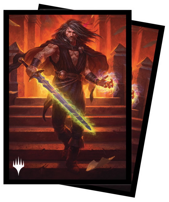 [168] MtG Sleeves DMU-B Confezione 100 Sleeves Commander Jared Carthalion