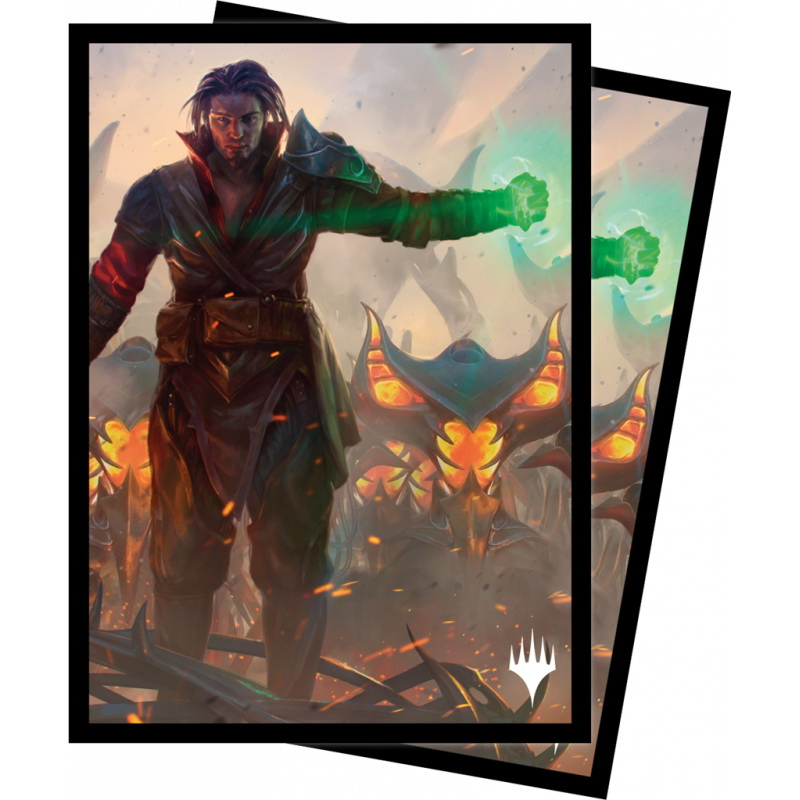 [179] MtG Sleeves BRO-B Confezione 100 Sleeves Mishra, Eminent One