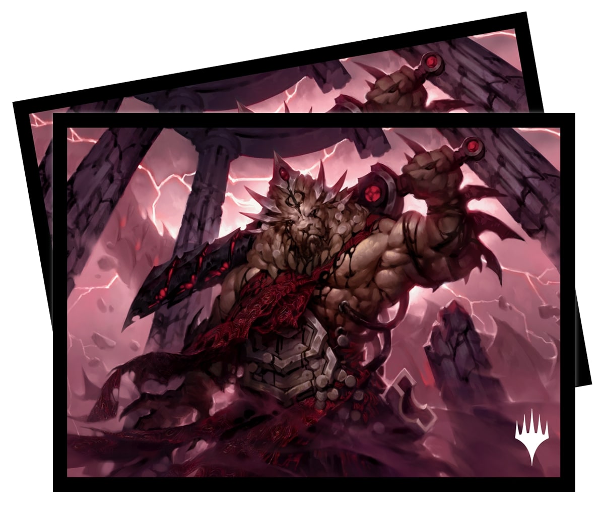 [191] MtG Sleeves MOM-A Confezione 100 Sleeves Brimaz, Blight of Oreskos