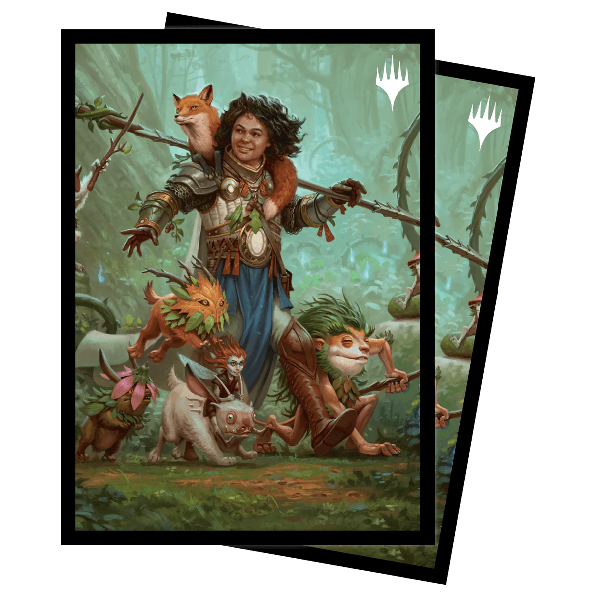 [218] MtG Sleeves WOE-B Confezione 100 Sleeves Ellivere of the Wild Court 