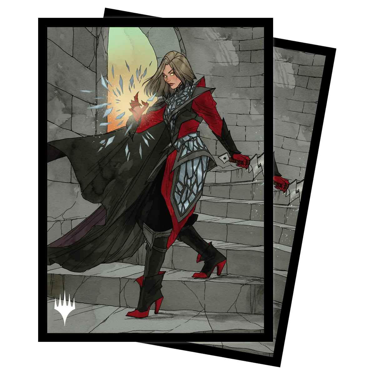 [221] MtG Sleeves WOE-V3 Confezione 100 Sleeves Rowan, Scion of War