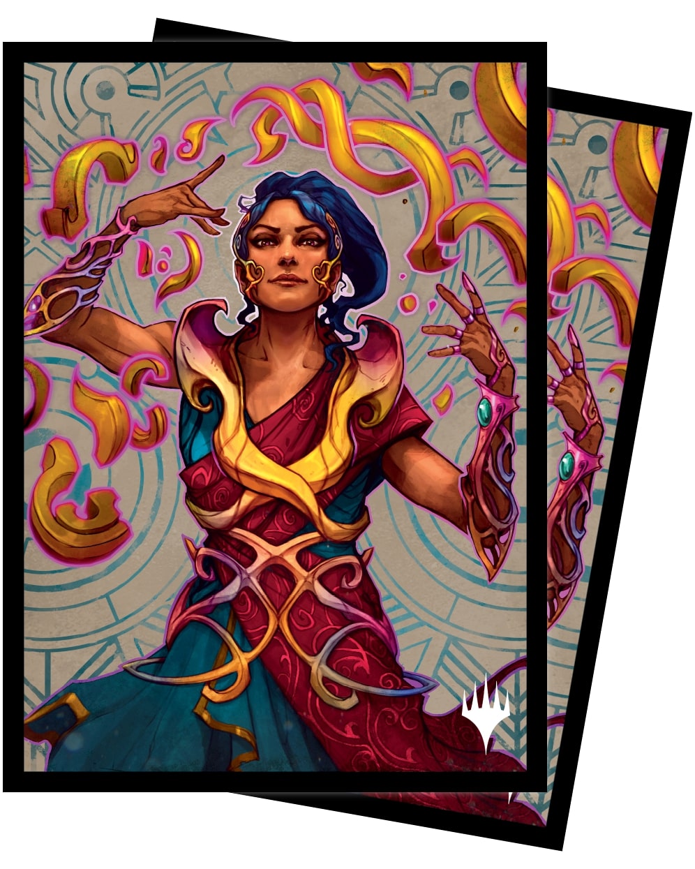 [229] MtG Sleeves LCI-V2 Confezione 100 Sleeves Saheeli, The Sun