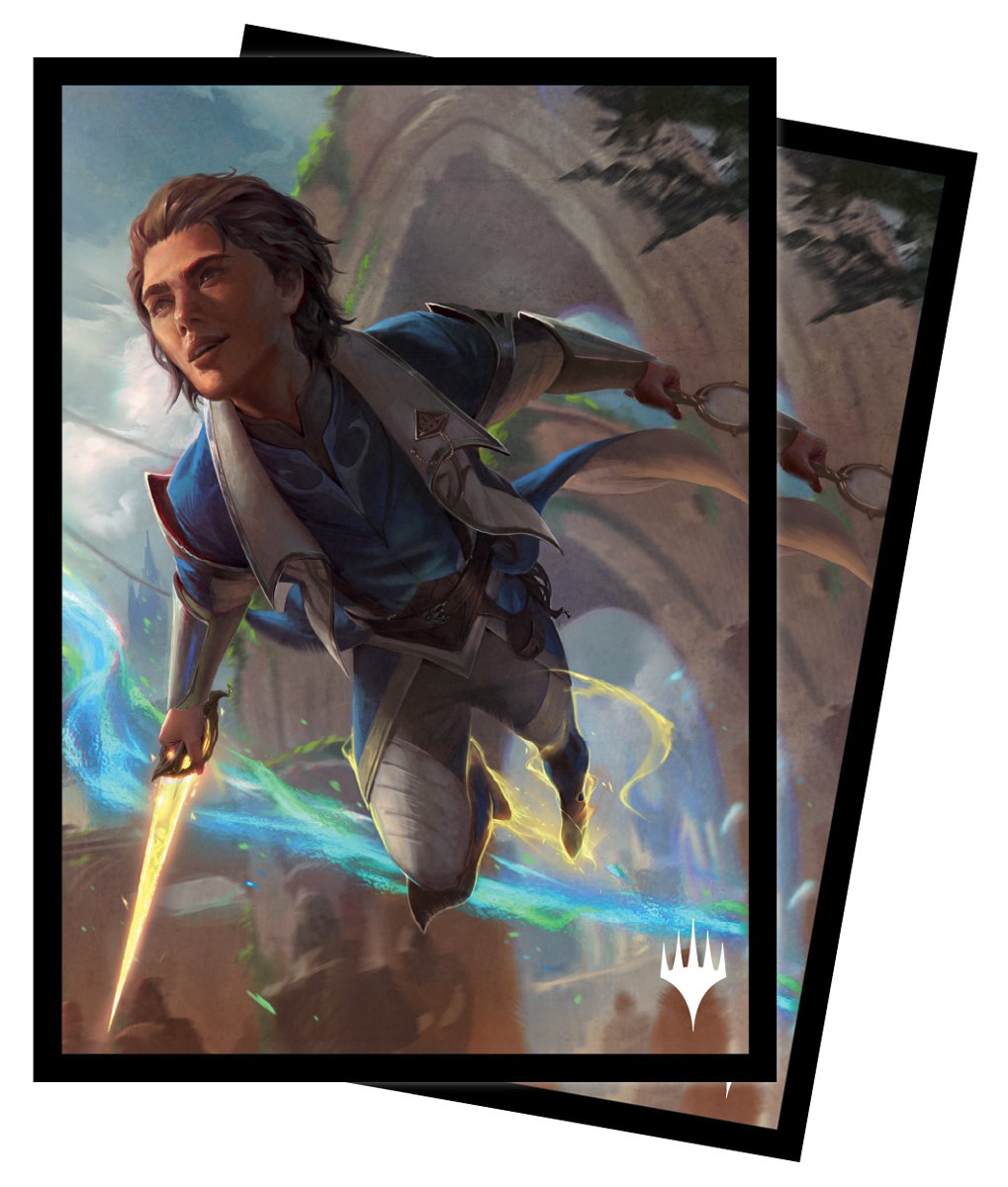 [240] MtG Sleeves MKM-V4 Confezione 100 Sleeves Kellan, Inquisitive Prodigy