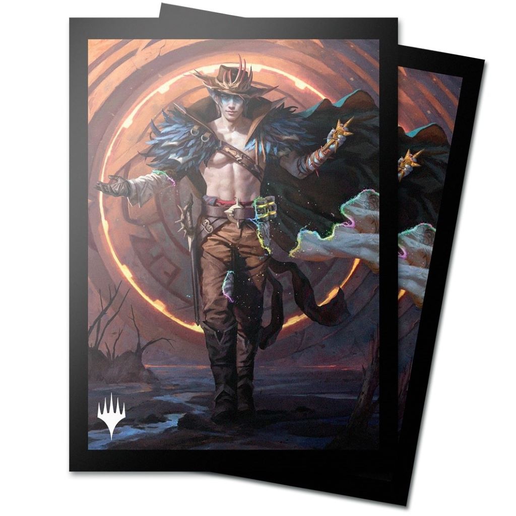 [252] MtG Sleeves OTJ-V4 Confezione 100 Sleeves Oko, the Ringleader