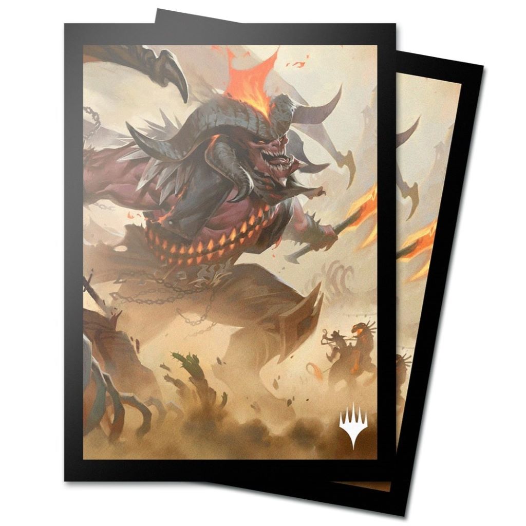 [254] MtG Sleeves OTJ-V6 Confezione 100 Sleeves Rakdos, the Muscle