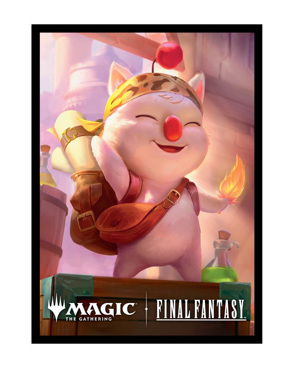 [289] MtG Sleeves FIN-V1 Confezione 100 Sleeves Stiltzkin, Moogle Merchant