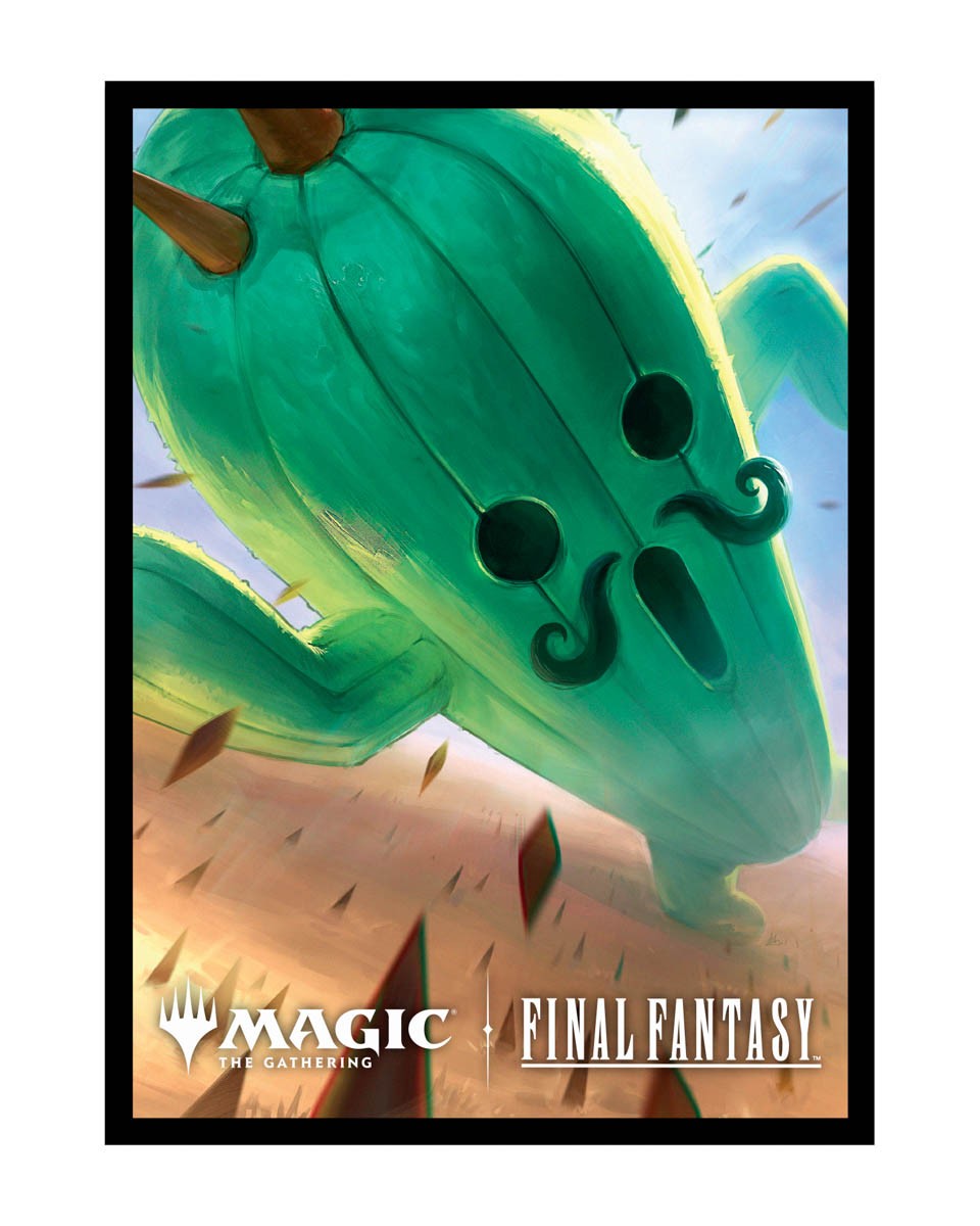 [297] MtG Sleeves FIN-V9 Confezione 100 Sleeves Jumbo Cactuar