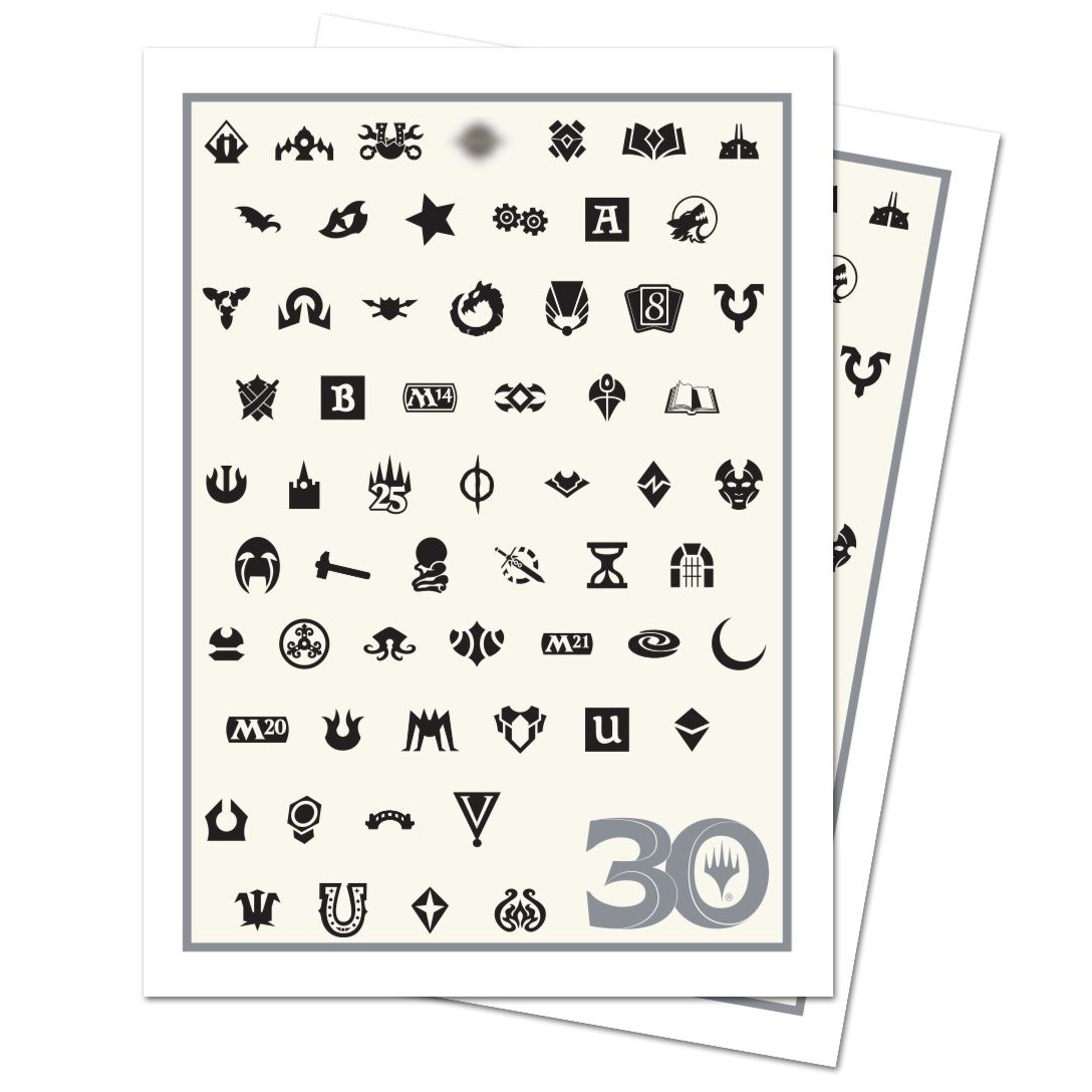 [1] MtG Sleeves - Confezione 105 Apex Sleeves 30th Anniversary