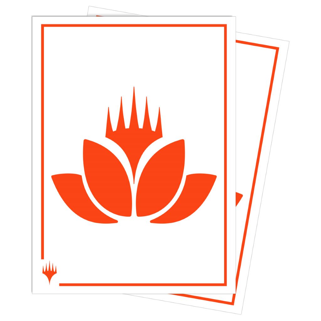 [9] MtG Sleeves - Confezione 105 Apex Sleeves Mana 8 Lotus