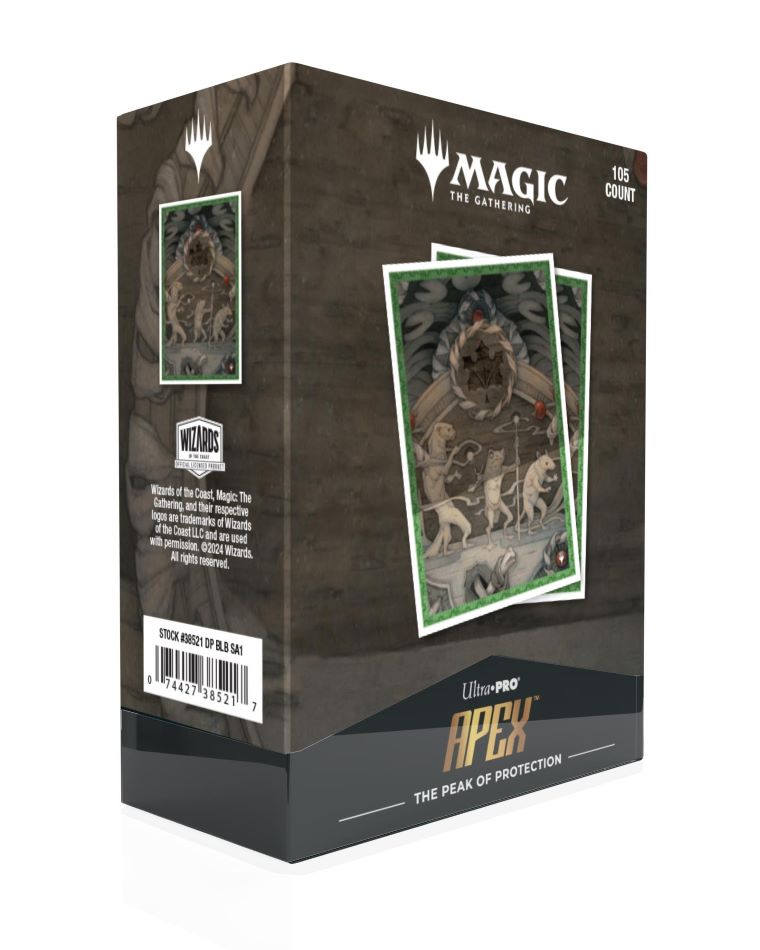 [12] MtG Sleeves - Confezione 105 Apex Sleeves Bloomburrow Set Symbol