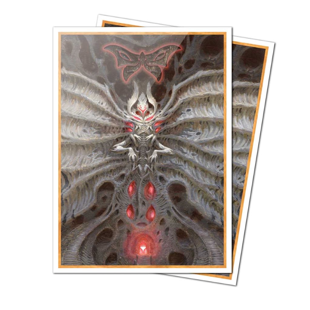 [14] MtG Sleeves - Confezione 105 Apex Sleeves Valgavoth, Terror Eater