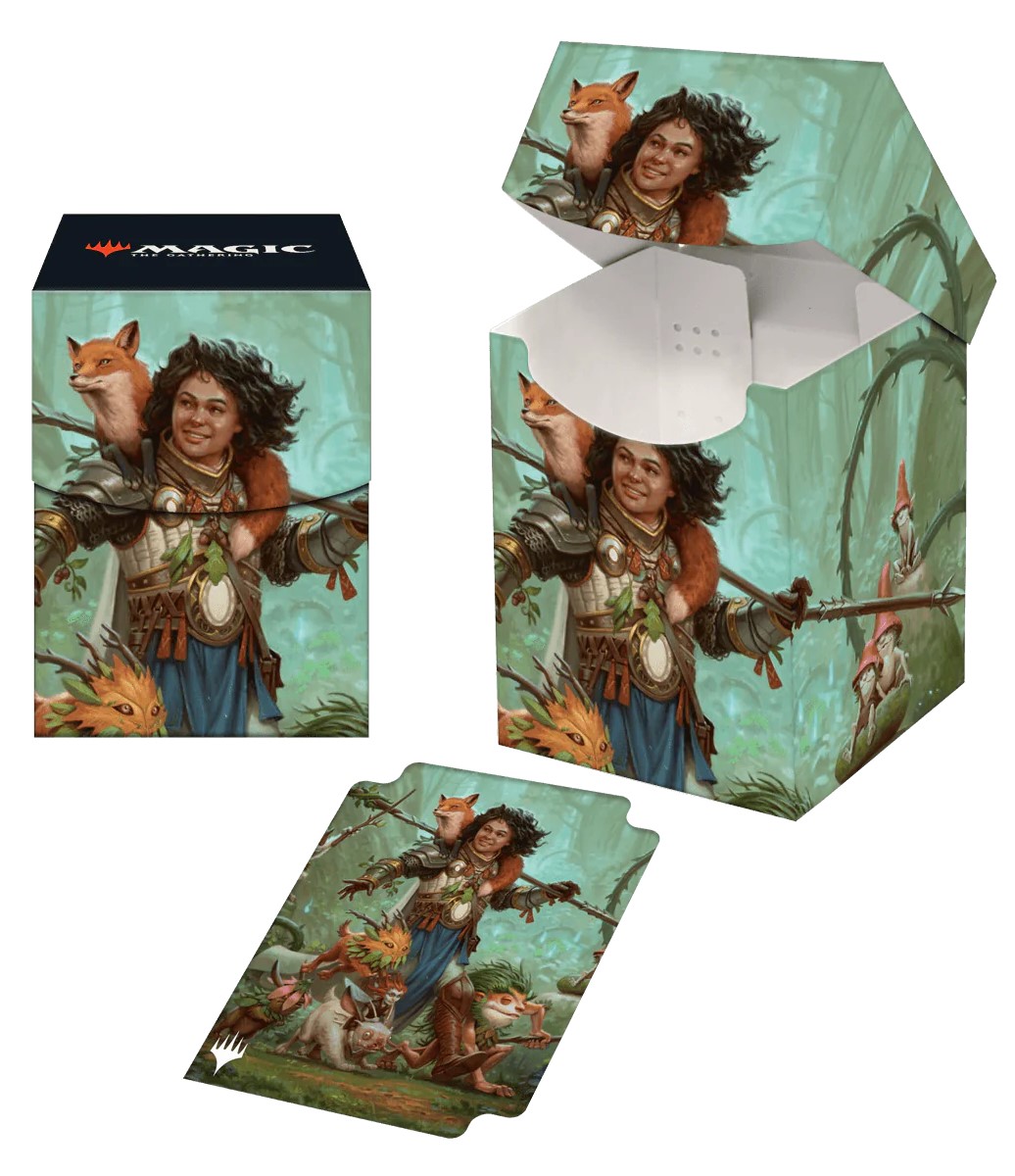 [216] MtG PRO-100+ Deck Box WOE-B Ellivere of the Wild Court