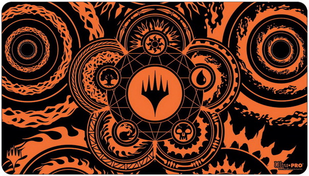 [460] MtG Playmat Mana 7 Color Whell