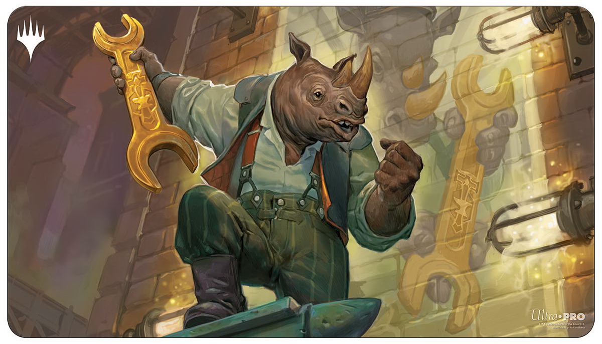 [481] MtG Playmat SNC-G Workshop Warchief
