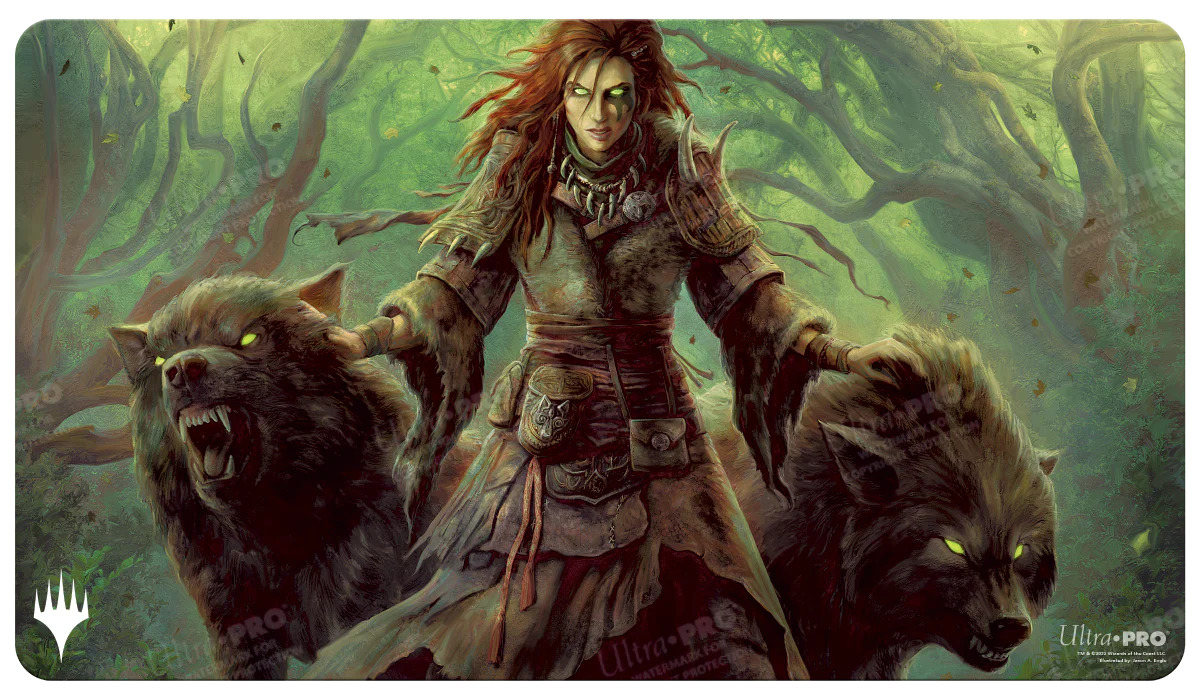 [484] MtG Playmat CLB-B Faldorn, Dread Wolf Herald
