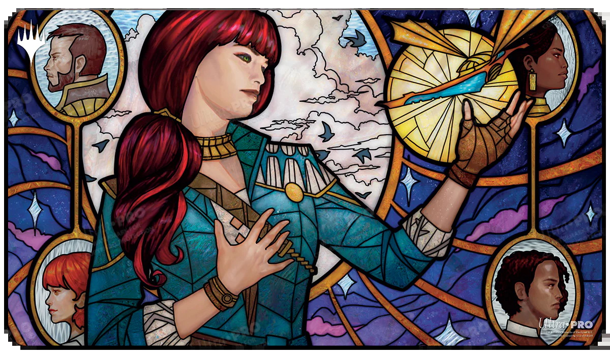 [500] MtG Playmat DMU-E Jhoira, Ageless Innovator