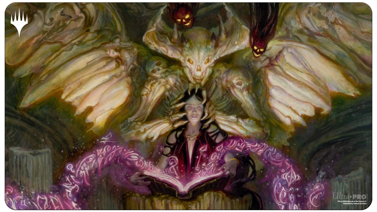 [589] MtG Playmat CMM-V3 Demonic Tutor