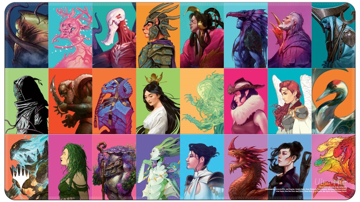 [593] MtG Playmat CMM White Stitched Commander Masters