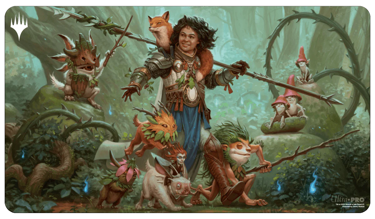 [595] MtG Playmat WOE-B Ellivere of the Wild Court