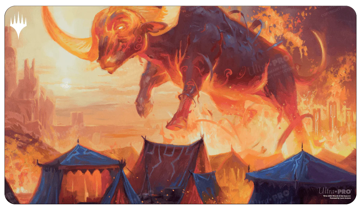 [599] MtG Playmat WOE-F Restless Bivouac
