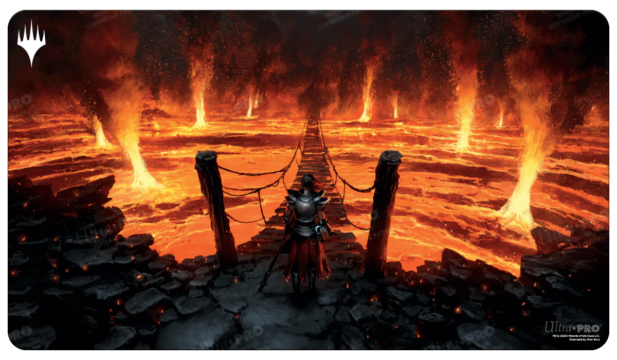 [604] MtG Playmat WOE-V3 Virtue of Courage