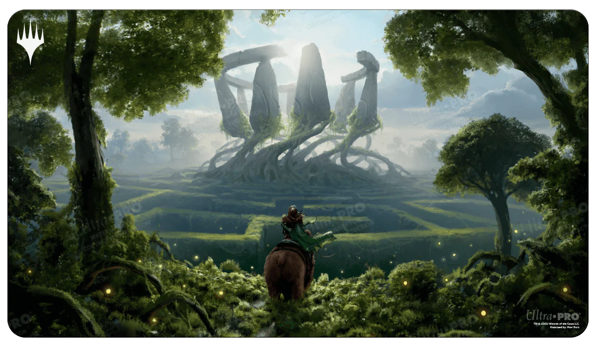 [605] MtG Playmat WOE-V3 Virtue of Strength