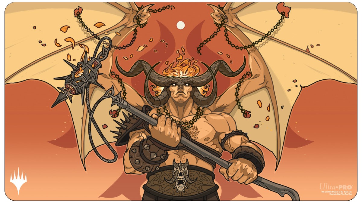 [642] MtG Playmat MKM-I Rakdos, Patron of Chaos