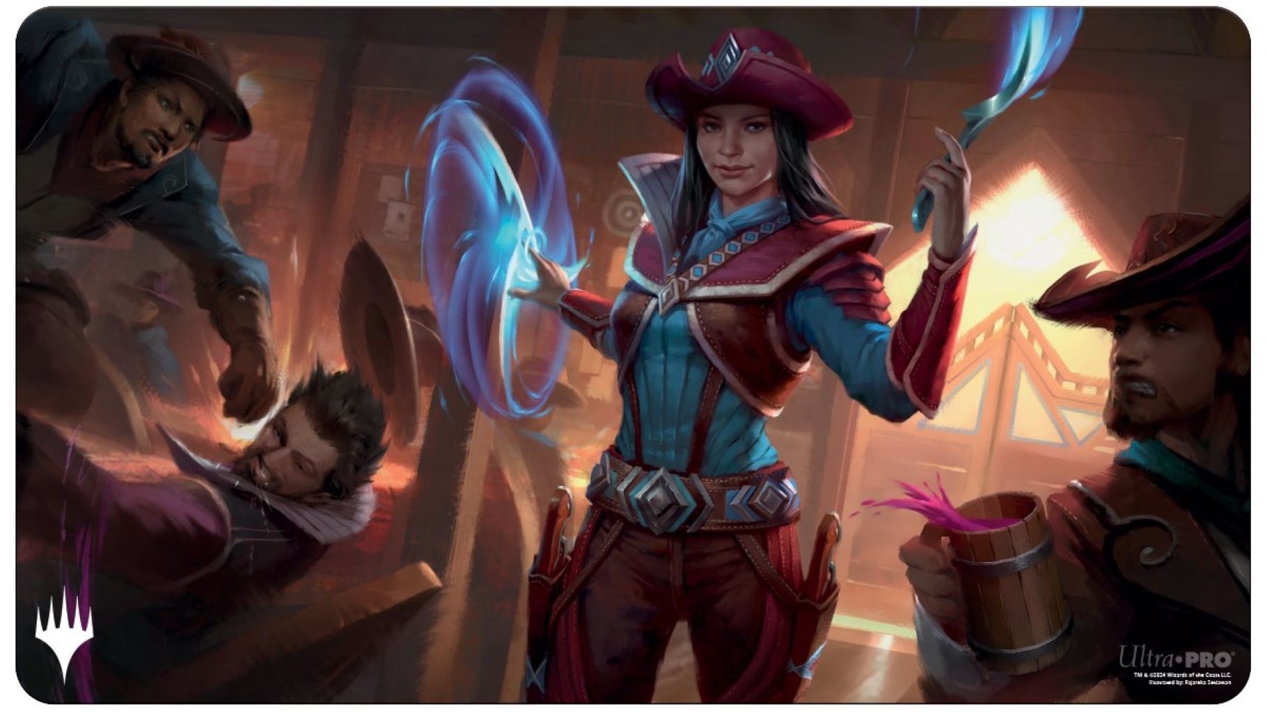 [664] MtG Playmat OTJ-A Stella Lee, Wild Card