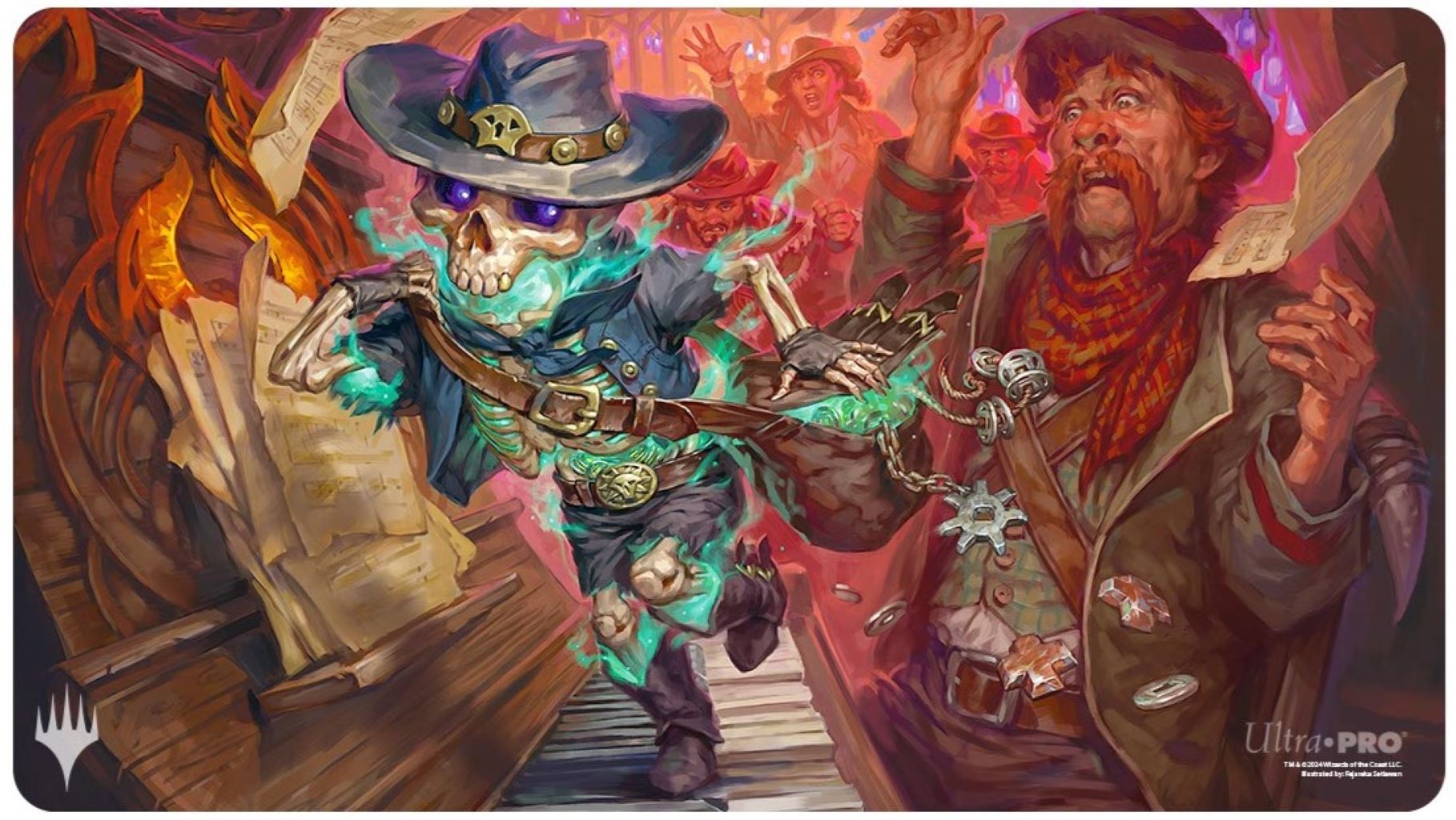 [668] MtG Playmat OTJ-V1 Tinybones, the Pickpocket
