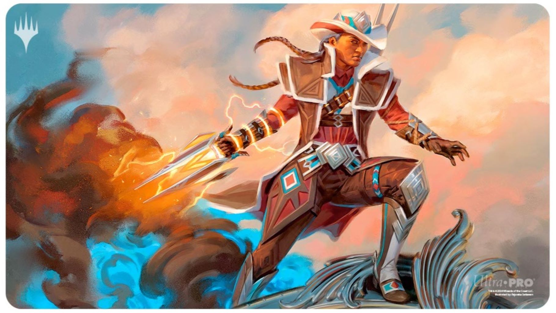 [672] MtG Playmat OTJ-V5 Annie Flash, the Veteran