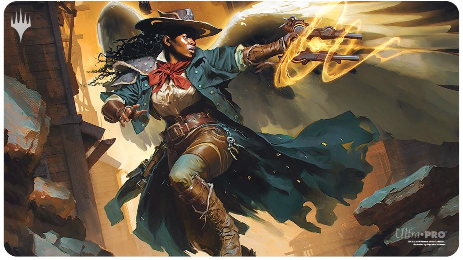 [674] MtG Playmat OTJ-V7 Archangel of Tithes