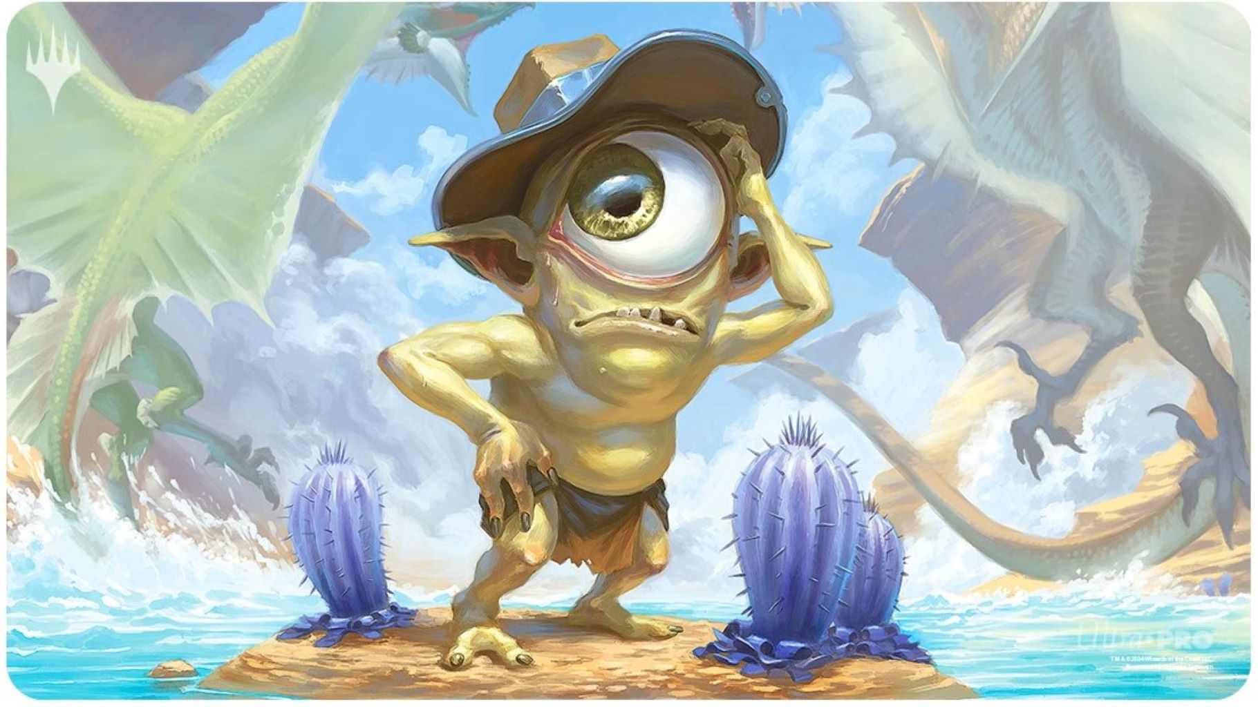 [676] MtG Playmat OTJ-V9 Fblthp, Lost on the Range